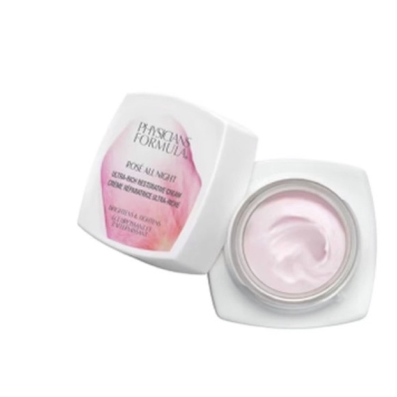 Physicians Formula Rose All Night Ultra-Rich Restorative Cream Moisturizer NEW - Picture 2 of 2